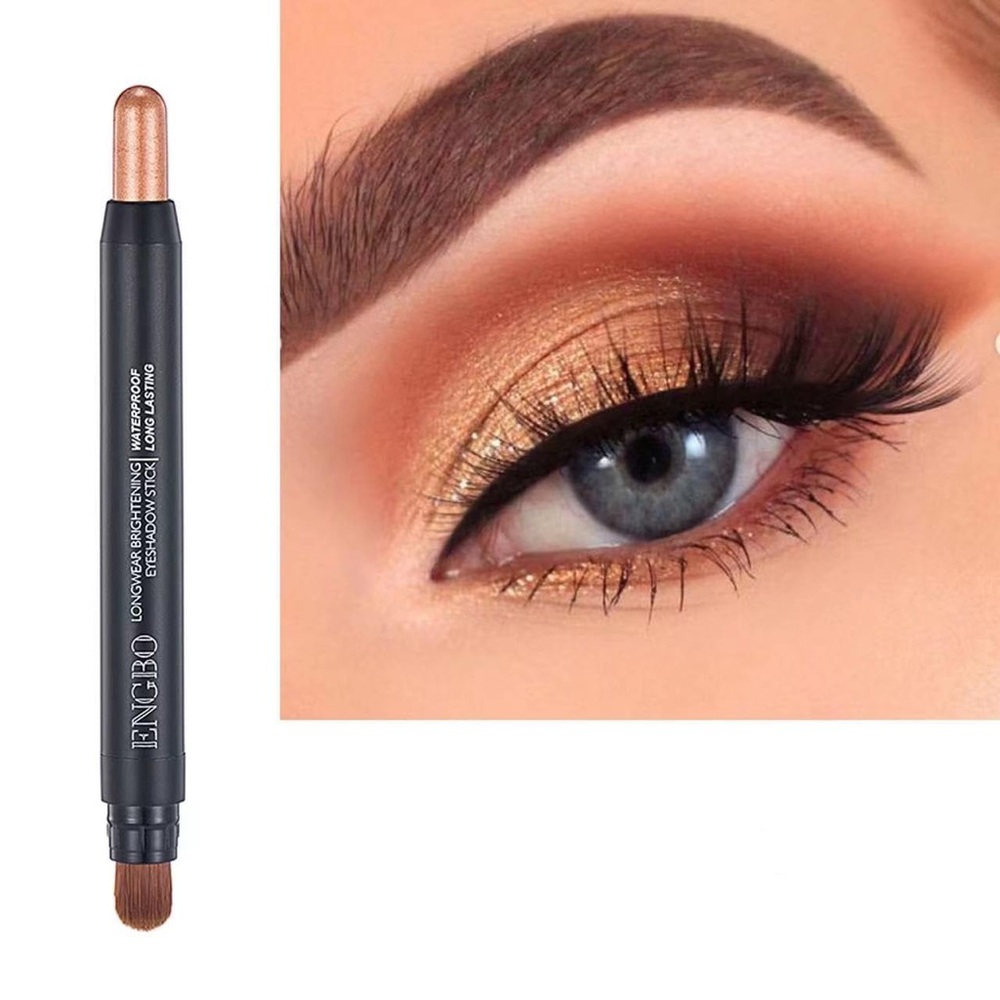 ENGBO Waterproof Eyeshadow Stick, Metallic Rose Gold Pearl Shimmer # 04 NIB